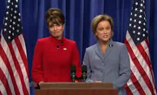 Palin and Clinton, as in Saturday Night Live