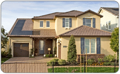 Carsten Crossings neighborhood in Rocklin, California, with LEED-certified homes