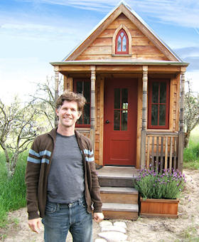 Jay Shafer and one of his mini-houses