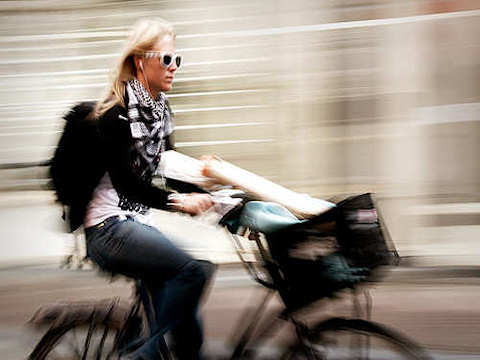 Bicycling in Amsterdam