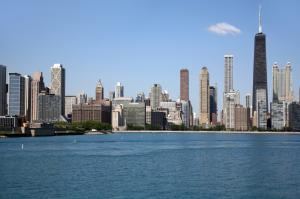 Chicago view from Lake Michigan