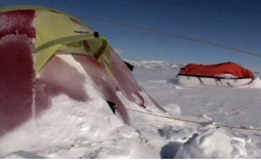 Ray Zahab made a record-breaking walk to the South Pole with two friends; hear and see why. Click to see the video.