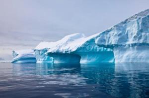 Iceberg in Paradise Bay, West-Antarctica